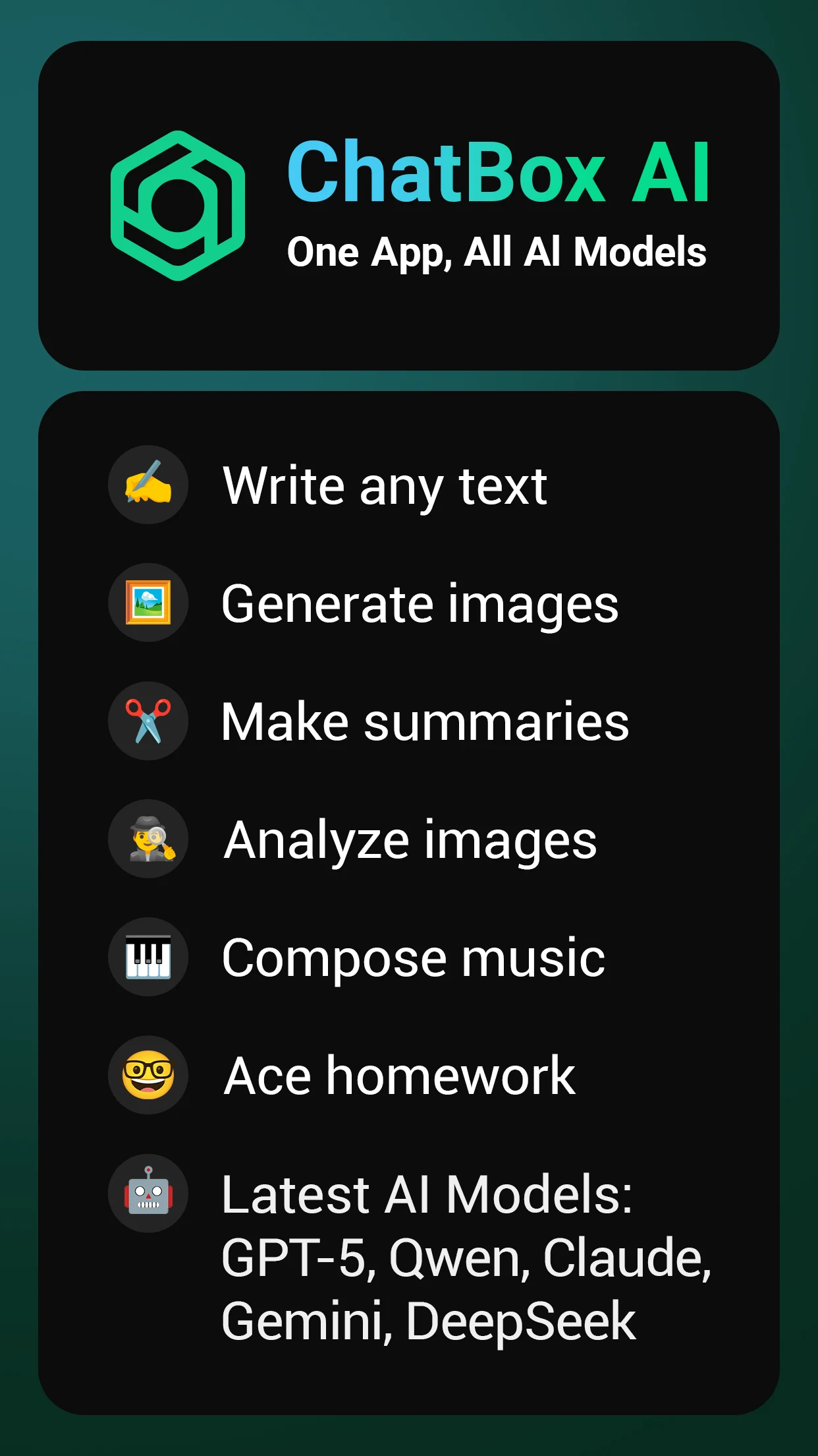 ChatBox: AI Chat Bot Assistant screenshot