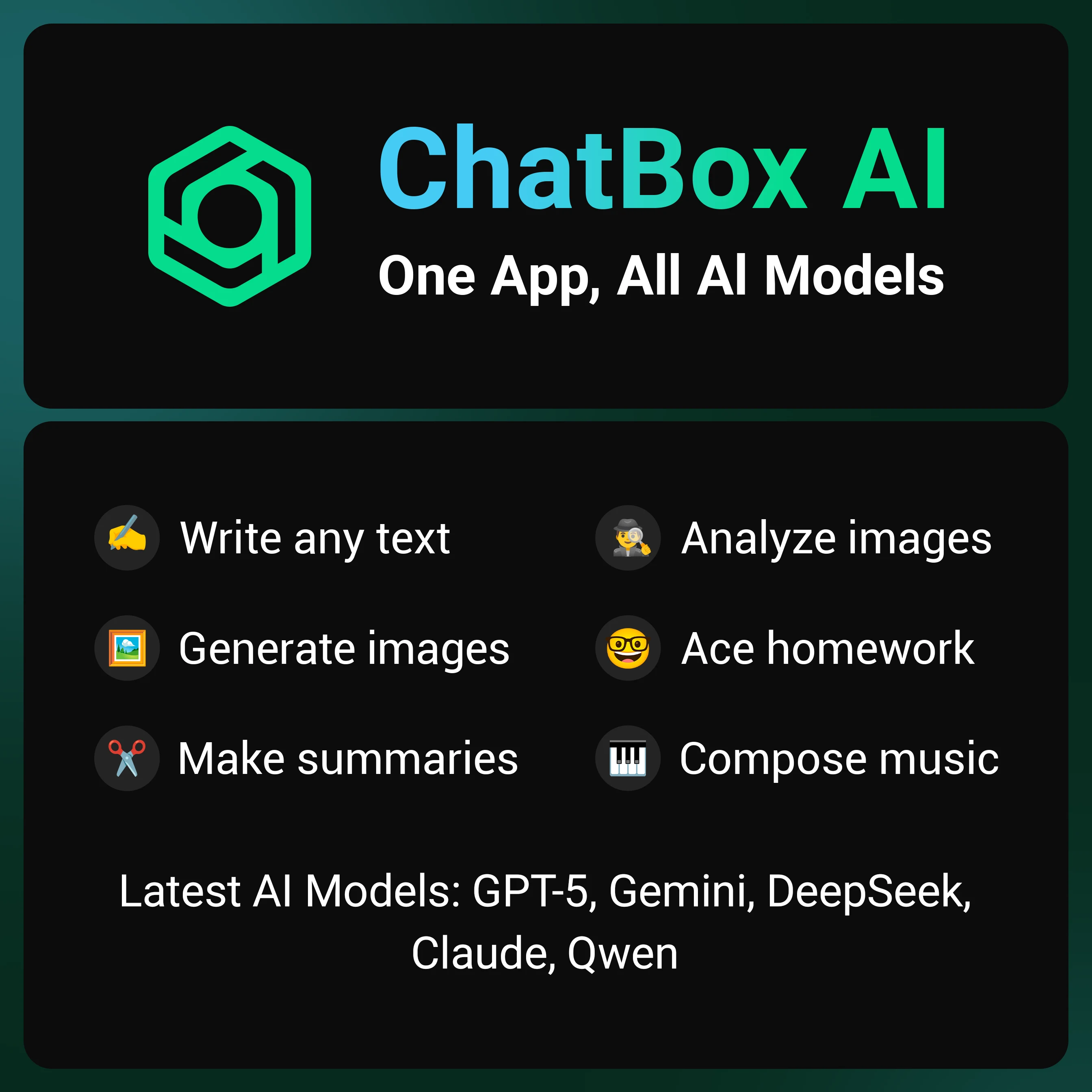 ChatBox: AI Chat Bot Assistant screenshot